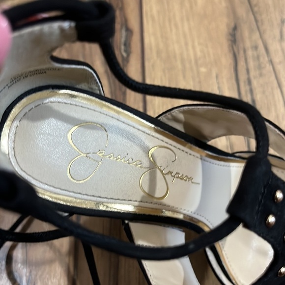 Jessica Simpson Wevire Pump black supreme microsuede heels Size: 9M - Picture 3 of 15